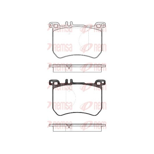 1533.00 - Brake Pad Set, disc brake 