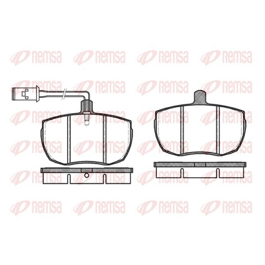 0056.11 - Brake Pad Set, disc brake 