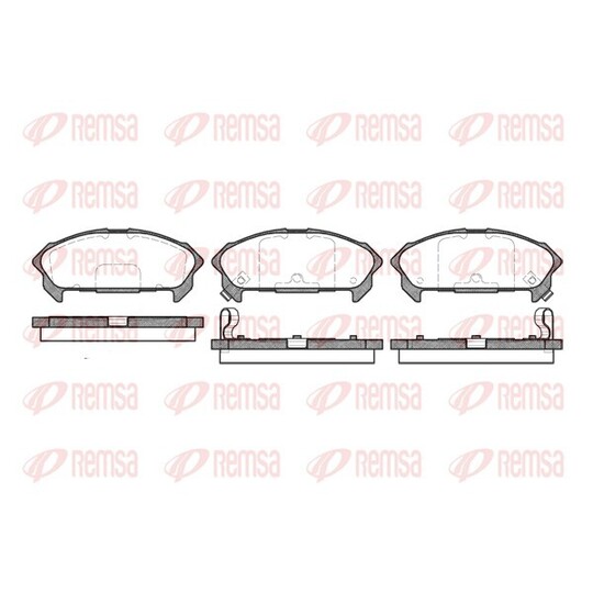 0360.02 - Brake Pad Set, disc brake 