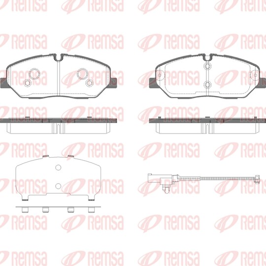 1226.52 - Brake Pad Set, disc brake 