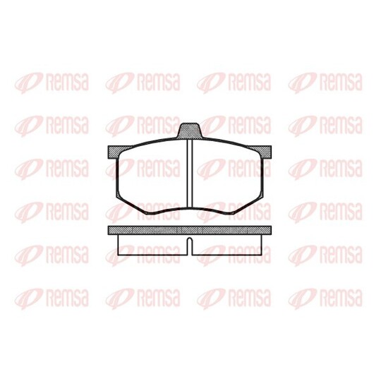 0043.00 - Brake Pad Set, disc brake 