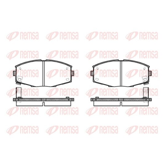 0225.04 - Brake Pad Set, disc brake 