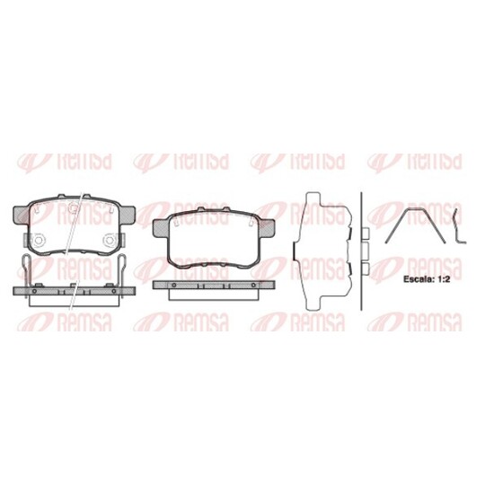 1332.12 - Brake Pad Set, disc brake 