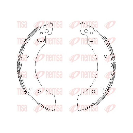 4254.00 - Brake Shoe 