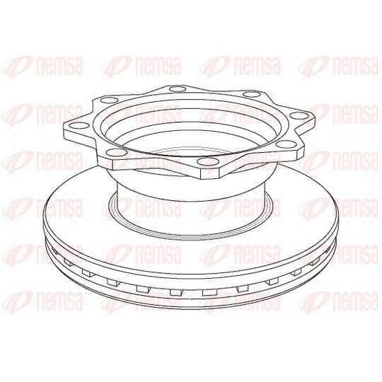 NCA1080.20 - Brake Disc 