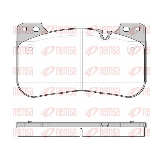 1834.00 - Brake Pad Set, disc brake 