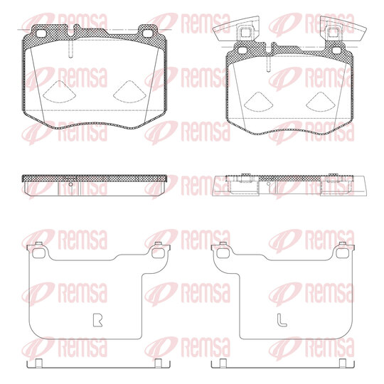 1883.10 - Brake Pad Set, disc brake 