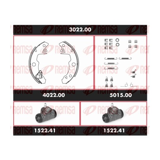 SPK 3022.00 - Brake Kit, drum brake 