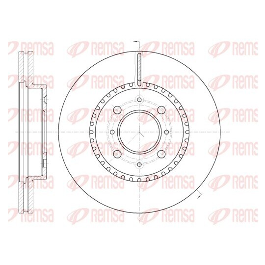 61096.10 - Brake Disc 