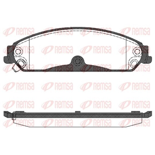 1128.04 - Brake Pad Set, disc brake 