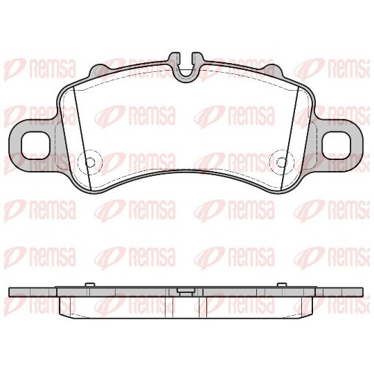 1713.00 - Brake Pad Set, disc brake 