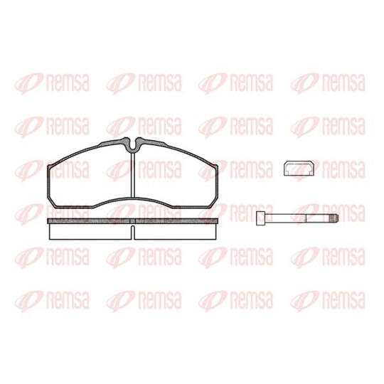 0651.86 - Brake Pad Set, disc brake 