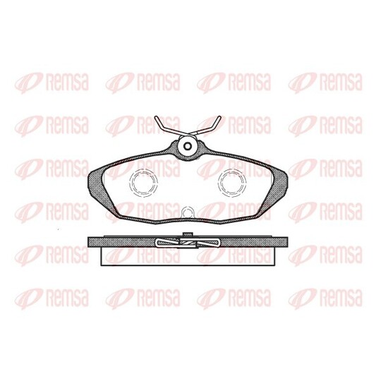 0451.00 - Brake Pad Set, disc brake 