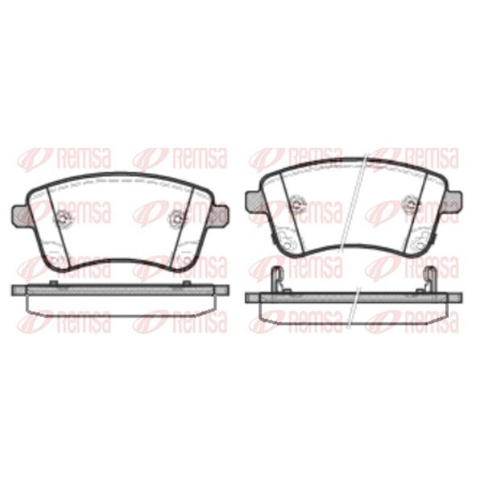 1435.02 - Brake Pad Set, disc brake 