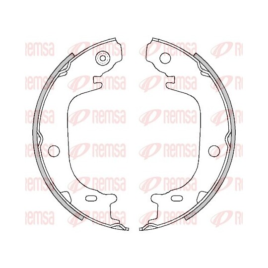 4516.00 - Brake Shoe, parking brake 