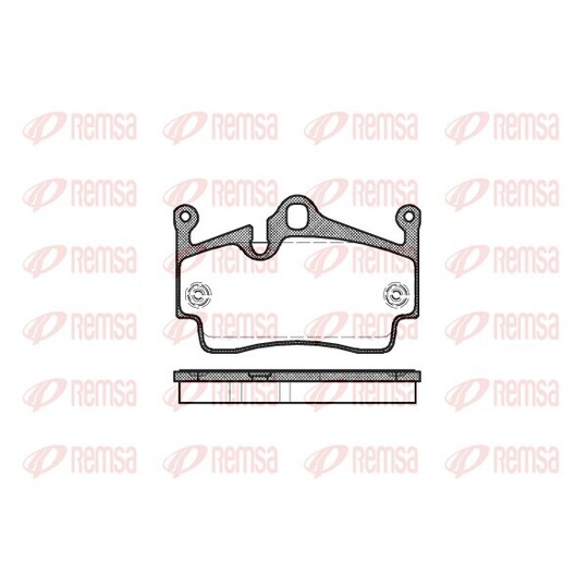 1191.00 - Brake Pad Set, disc brake 