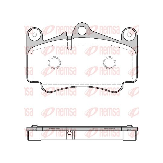 0981.00 - Brake Pad Set, disc brake 