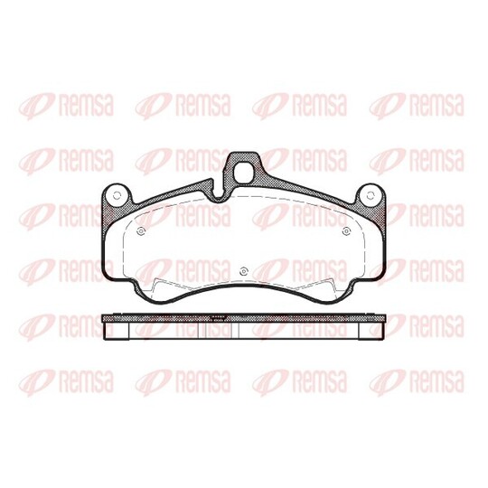 1066.00 - Brake Pad Set, disc brake 