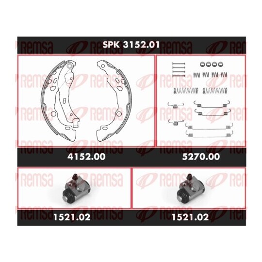 SPK 3152.01 - Brake Kit, drum brake 