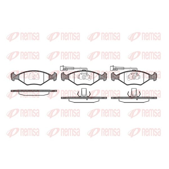 0281.42 - Brake Pad Set, disc brake 