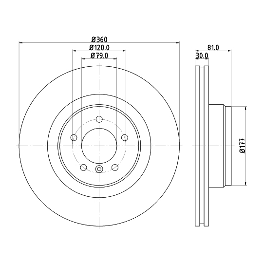 8DD 355 115-611 - Brake Disc 