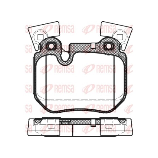 1373.00 - Brake Pad Set, disc brake 