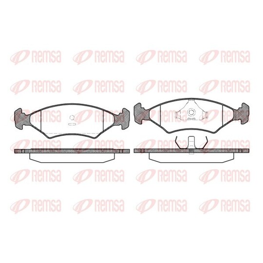 0119.20 - Brake Pad Set, disc brake 