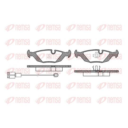 0155.12 - Brake Pad Set, disc brake 