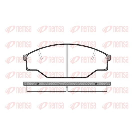 0412.00 - Brake Pad Set, disc brake 