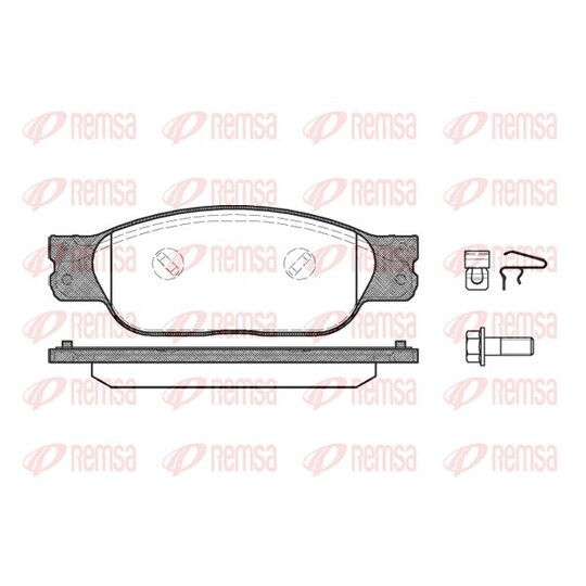 0731.10 - Brake Pad Set, disc brake 