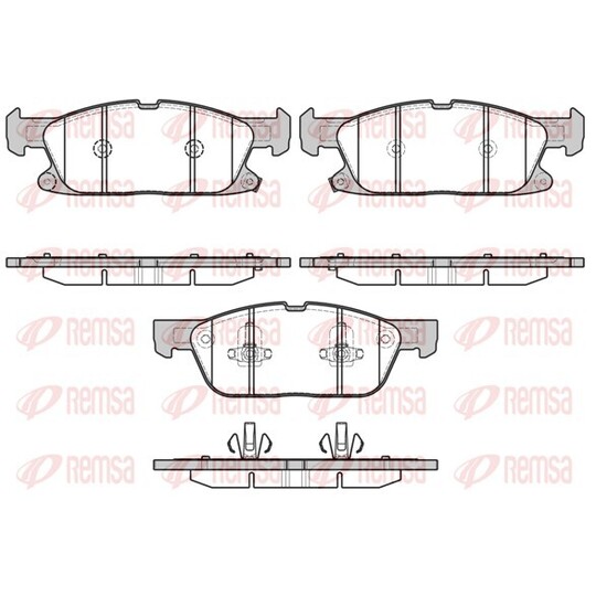 1657.02 - Brake Pad Set, disc brake 