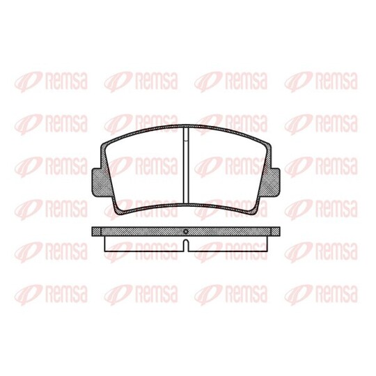 0078.00 - Brake Pad Set, disc brake 