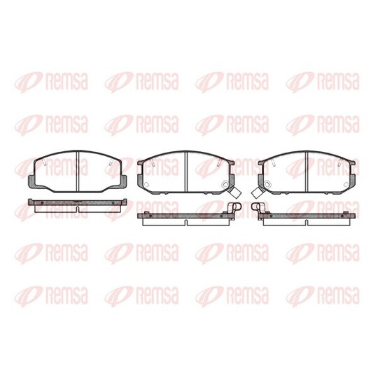 0152.12 - Brake Pad Set, disc brake 