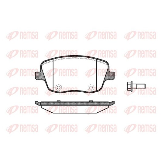 0775.00 - Brake Pad Set, disc brake 