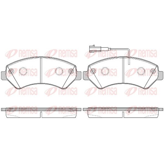 1275.22 - Brake Pad Set, disc brake 