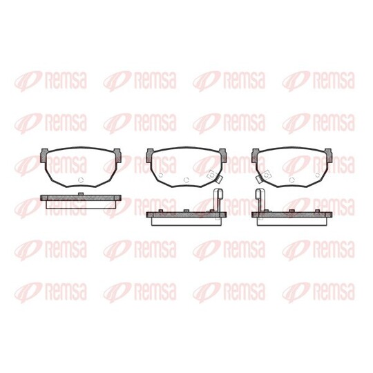 0151.22 - Brake Pad Set, disc brake 