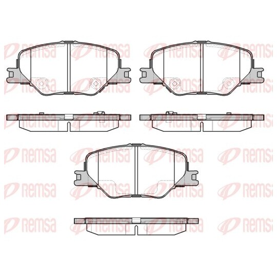 1795.02 - Brake Pad Set, disc brake 