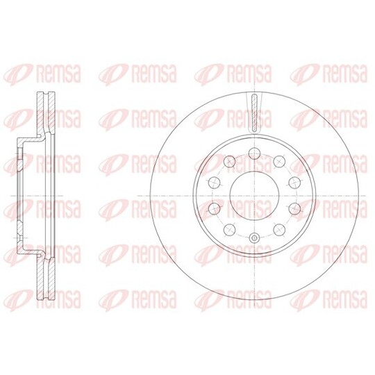 61586.10 - Brake Disc 