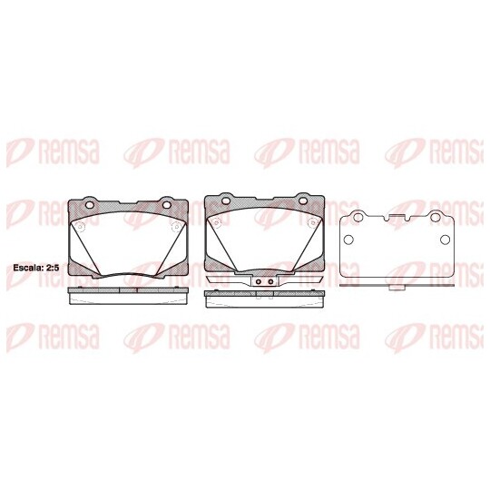 1422.02 - Brake Pad Set, disc brake 