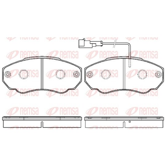 0960.21 - Brake Pad Set, disc brake 