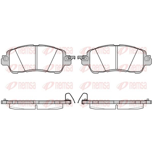 1656.04 - Brake Pad Set, disc brake 