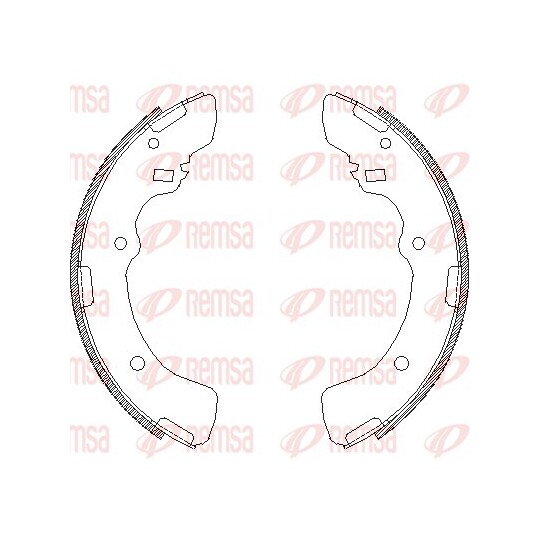 4379.00 - Brake Shoe 