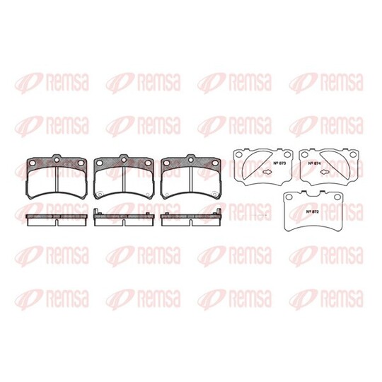 0723.02 - Brake Pad Set, disc brake 