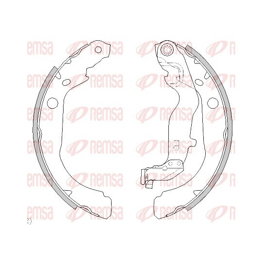 4444.00 - Brake Shoe 