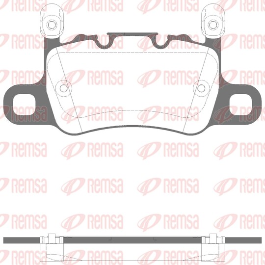 1598.30 - Brake Pad Set, disc brake 