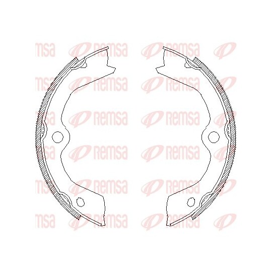 4703.00 - Brake Shoe, parking brake 