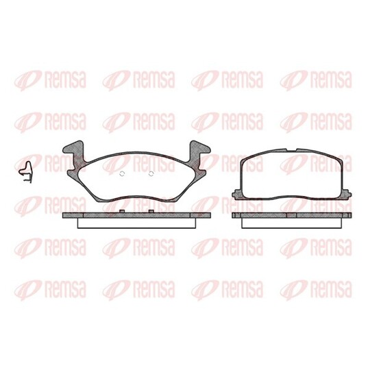 0332.02 - Brake Pad Set, disc brake 