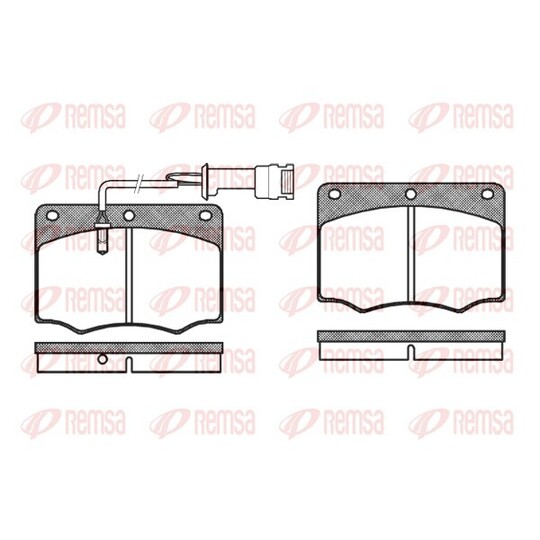 0064.02 - Brake Pad Set, disc brake 