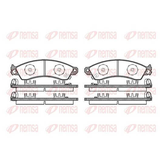 0334.02 - Brake Pad Set, disc brake 