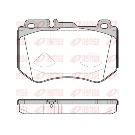 1591.00 - Brake Pad Set, disc brake 